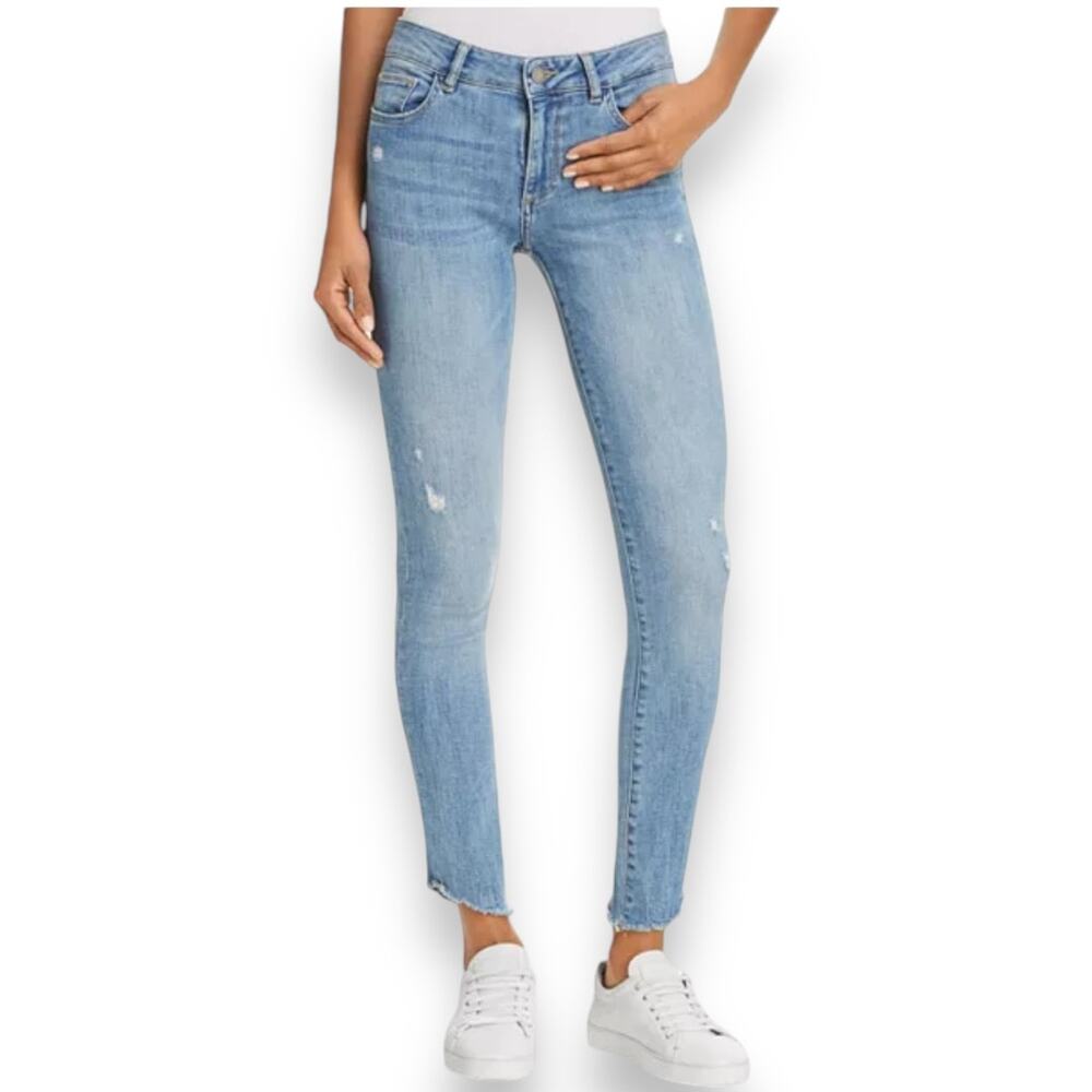 DL1961‎ Florence Instasculpt Skinny Jeans in Rowland Light Wash Women's 30 Blue